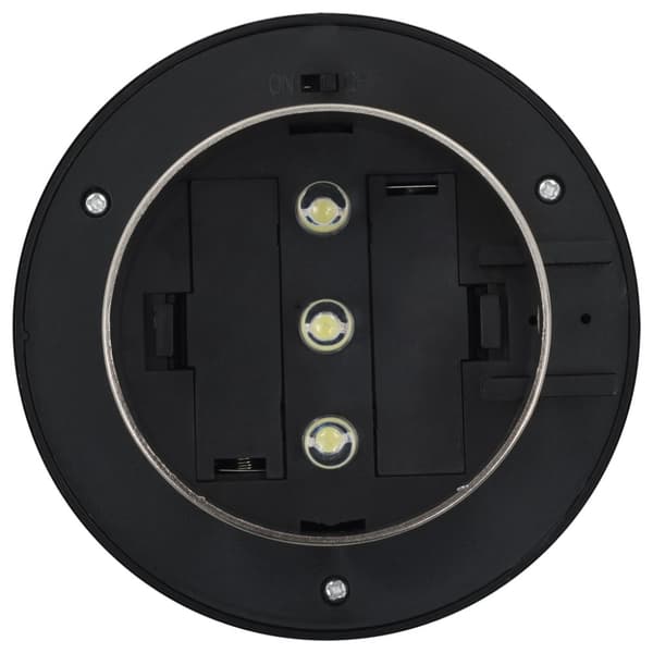 vidaXL Solcellslampor 12 st LED runda 12 cm vit
