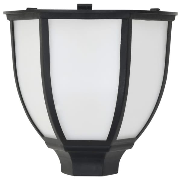 vidaXL soldrevne udendørslamper LED 6 stk. sort