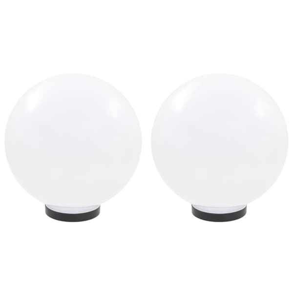 vidaXL LED-kuglelamper 2 stk. kugleformet 30 cm PMMA