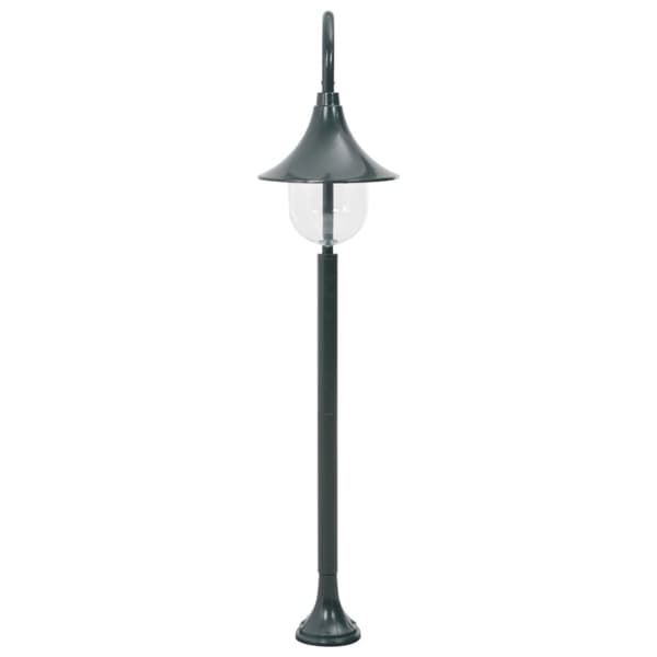 vidaXL Pylväsvalaisin ulkotiloihin E27 120 cm alumiini tummanvihreä