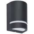 Miniatyrbillede 3 af 6: vidaXL udendørs væglamper 2 stk. 35 W halvrund sort