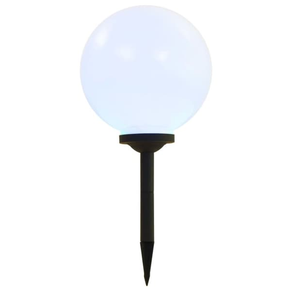 vidaXL Utendørs sollampe 2 stk LED kuleformet 30 cm RGB