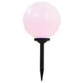Miniatyrbilde 5 av 10: vidaXL Utendørs sollampe 2 stk LED kuleformet 30 cm RGB