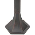 Miniatyrbilde 5 av 6: vidaXL Hagelyktestolpe E27 110 cm 6 stk aluminium bronse