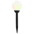 Miniatyrbild 3 av 10: vidaXL Sollampa LED set 4 st sfäriska 15 cm RGB