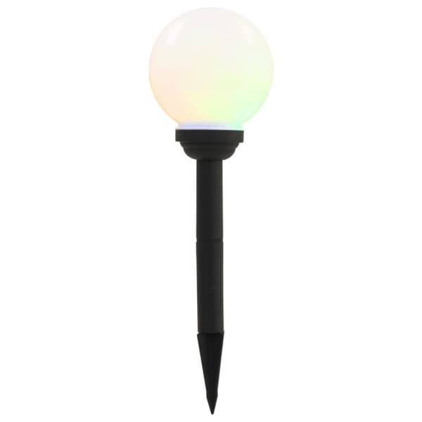 vidaXL Sollampa LED set 4 st sfäriska 15 cm RGB