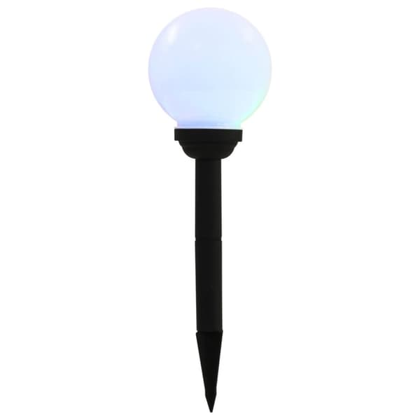 vidaXL Sollampa LED set 4 st sfäriska 15 cm RGB