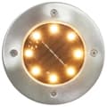 Miniatyrbilde 2 av 6: vidaXL Soldrevet bakkelys 8 stk LED-lys varmhvit