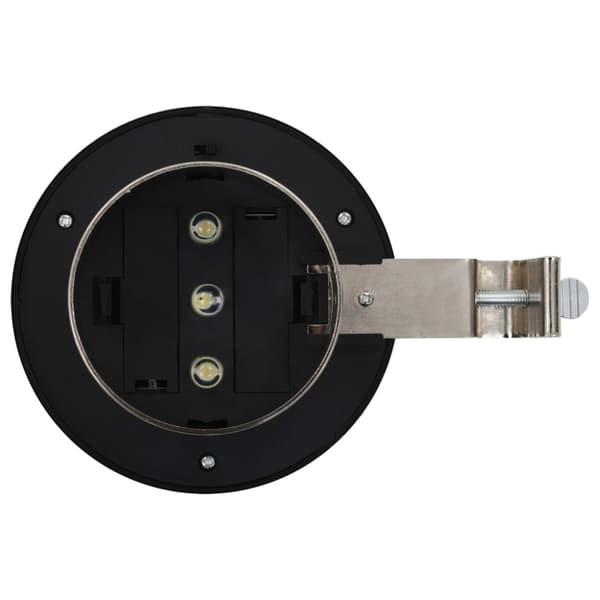 vidaXL Sollampa LED set 6 st rund 12 cm vit