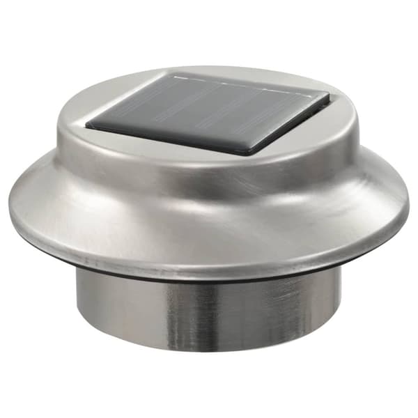 vidaXL Sollampa LED set 6 st rund 12 cm vit