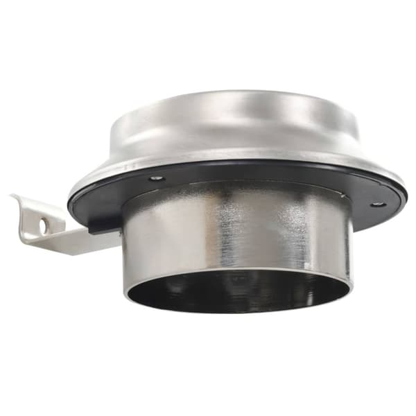 vidaXL Sollampa LED set 6 st rund 12 cm vit
