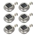 Miniatyrbild 1 av 11: vidaXL Sollampa LED set 6 st rund 12 cm vit