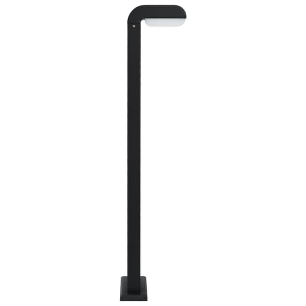 vidaXL Utendørs LED-lampe 9 W svart oval