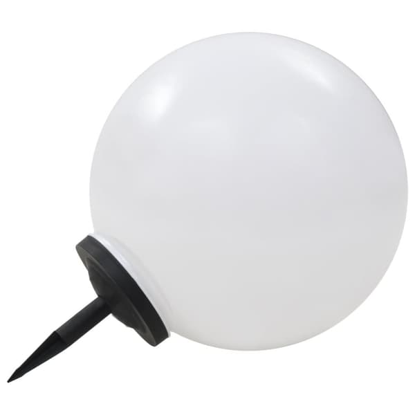 vidaXL LED-solcellelampe 50 cm rund RGB-farver