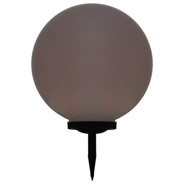 vidaXL LED-solcellelampe 50 cm rund RGB-farver