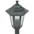 Miniatyrbillede 4 af 5: vidaXL havestolpelamper 6 stk. E27 110 cm aluminium mørkegrøn