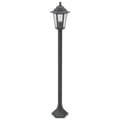 Miniatyrbillede 2 af 5: vidaXL havestolpelamper 6 stk. E27 110 cm aluminium mørkegrøn