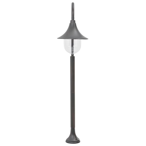 vidaXL havestolpelampe E27 120 cm aluminium bronzefarvet