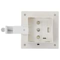 Miniatyrbillede 7 af 11: vidaXL LED-solcellelamper 6 stk. 12 cm firkantet hvid