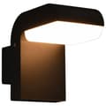 Miniatyrbillede 1 af 8: vidaXL udendørs LED-væglampe 9 W oval sort