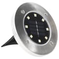 Miniatyrbilde 4 av 6: vidaXL Soldrevet bakkelys 8 stk LED-lys hvit
