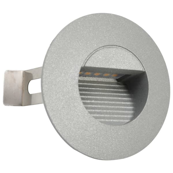 vidaXL Utendørs LED-vegglamper 6 stk 5 W sølv rund