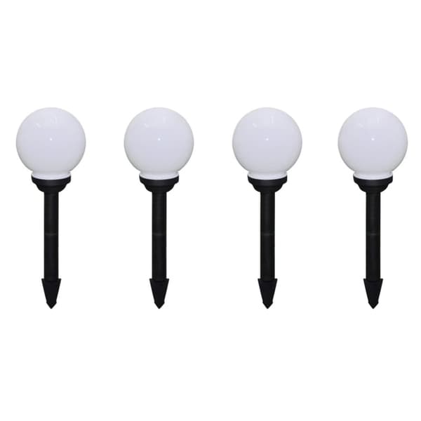 vidaXL udendørslamper 8 stk. LED 15 cm med jordspyd