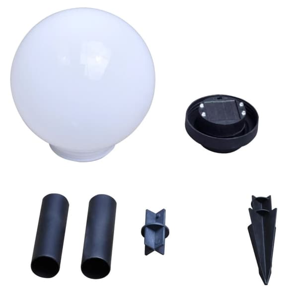 vidaXL udendørslamper 6 stk. LED 20 cm med jordspyd
