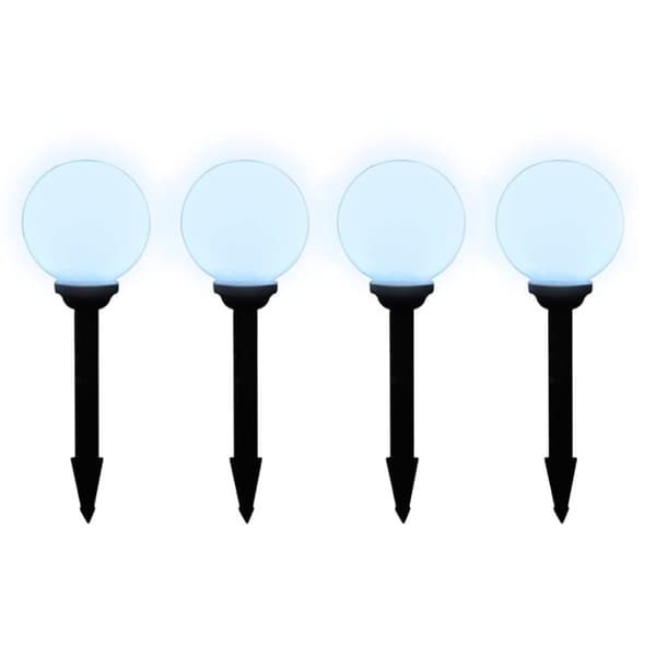 vidaXL Utomhuslampor 8 st LED 15 cm med markspett