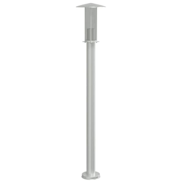 vidaXL udendørs standerlamper 3 stk. 100 cm rustfrit stål sølvfarvet