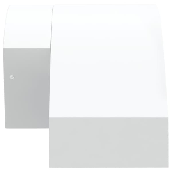 vidaXL Veggmonterte LED-utelamper 2 stk hvit støpt aluminium
