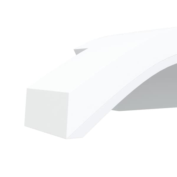 vidaXL Veggmonterte LED-utelamper 2 stk hvit støpt aluminium