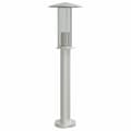 Miniatyrbilde 5 av 7: vidaXL Utendørs gulvlamper 3 stk sølv 60 cm rustfritt stål