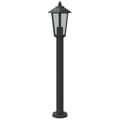 Miniatyrbilde 6 av 7: vidaXL Utendørs gulvlamper 3 stk svart 80 cm rustfritt stål
