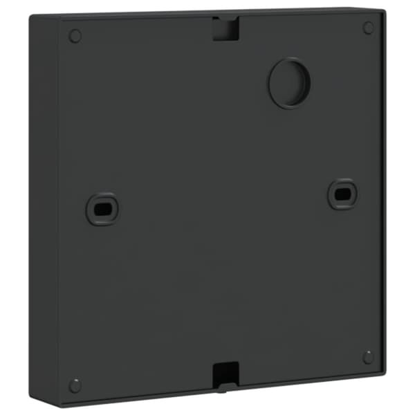 vidaXL Veggmontert LED-utelampe svart støpt aluminium