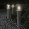 Miniatyrbilde 1 av 7: vidaXL Utendørs gulvlampe med sensor sølv 60 cm rustfritt stål
