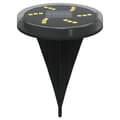 Miniatyrbillede 3 af 6: vidaXL solcellelamper med jordspyd 4 stk. varmt hvidt lys