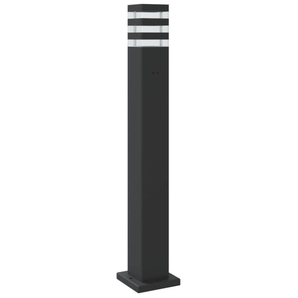 vidaXL udendørs standerlamper 3 stk. 80 cm aluminium sort