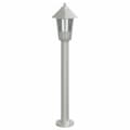Miniatyrbilde 5 av 7: vidaXL Utendørs gulvlamper 3 stk sølv 80 cm rustfritt stål