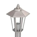 Miniatyrbilde 6 av 7: vidaXL Utendørs gulvlamper 3 stk sølv 80 cm rustfritt stål