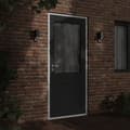 Miniatyrbilde 3 av 7: vidaXL Veggmonterte utelamper 2 stk svart støpt aluminium