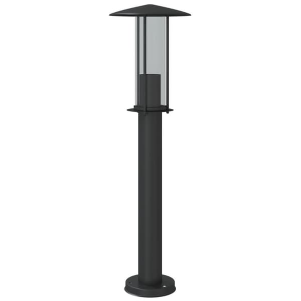 vidaXL Pylväsvalaisimet 3 kpl musta 60 cm ruostumaton teräs