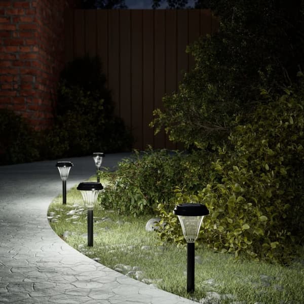vidaXL solcellelamper med jordspyd 12 stk. RGB-farver varmt hvidt lys