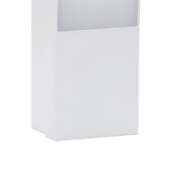 vidaXL udendørs LED-væglamper 2 stk. trykstøbt aluminium hvid