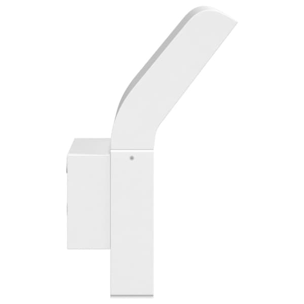 vidaXL udendørs LED-væglamper 2 stk. trykstøbt aluminium hvid