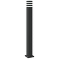 Miniatyrbilde 6 av 7: vidaXL Utendørs gulvlamper 3 stk svart 110 cm aluminium