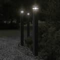 Miniatyrbilde 1 av 7: vidaXL Utendørs gulvlamper 3 stk svart 110 cm aluminium