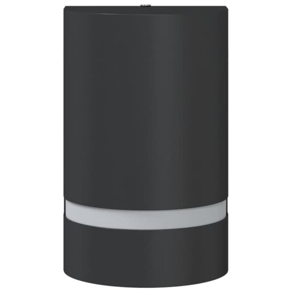 vidaXL Veggmontert utelampe svart støpt aluminium
