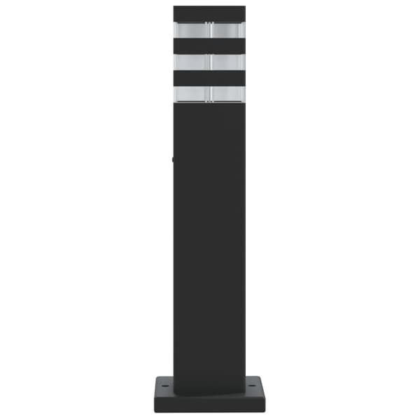 vidaXL Utomhusgolvlampa svart 50 cm aluminium