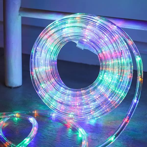 Udendørs LED Sejladslys, 20M Længde, Flere Belysningsmuligheder,RGB, 20 mio, EU stik